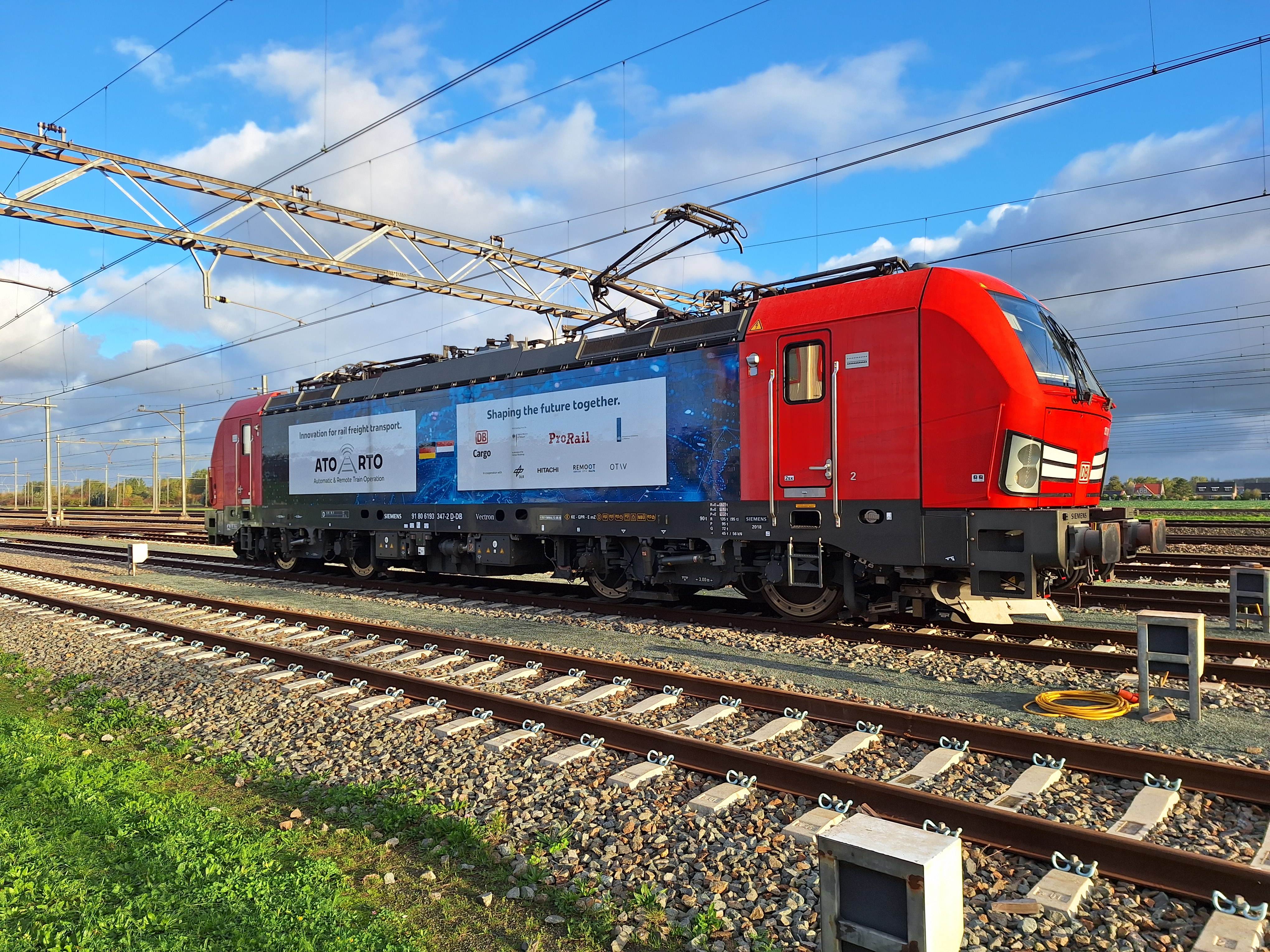 Sensors and control systems on a freight locomotive
